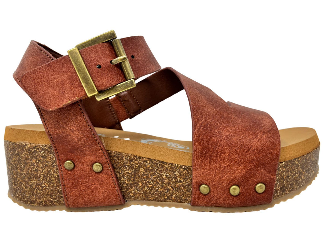 Shayne Rust Studded Wedge by Very G