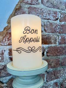 Bon Appetit Candle Sleeve
