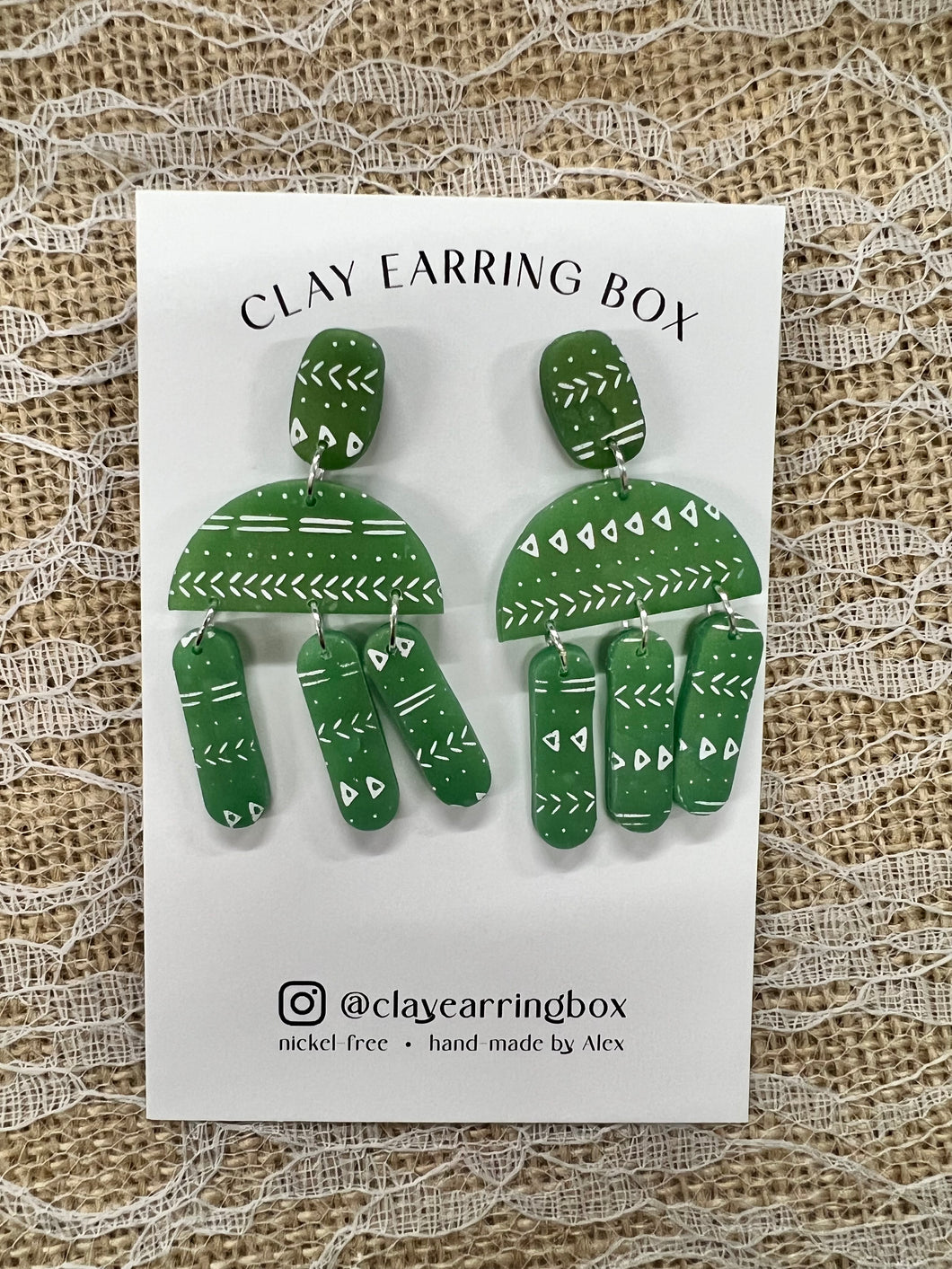 Party All Night Clay Earrings